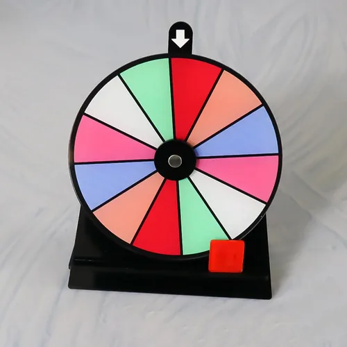 Vista 6 de Generic Rueda giratoria, rueda de premio, rueda de ruleta, rueda de premio con soporte, para juego de la fortuna, juego giratorio desmontable