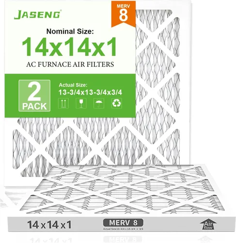 Vista 15 de Paquete de 4 filtros de aire para horno de 10 x 10 x 1, filtrado MERV 8 MPR 600 y FPR 5, reemplazo del filtro de aire HVAC