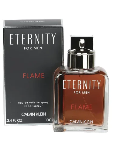Vista 3 de Calvin Klein Eternity Flame Eau De Toilette para hombre, 3.4 onzas líquidas