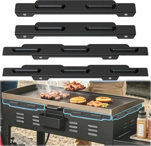 Vista 9 de Protector de viento magnético para plancha Blackstone de 22 pulgadas, compatible con accesorios de parrilla Blackstone, bloqueador de viento