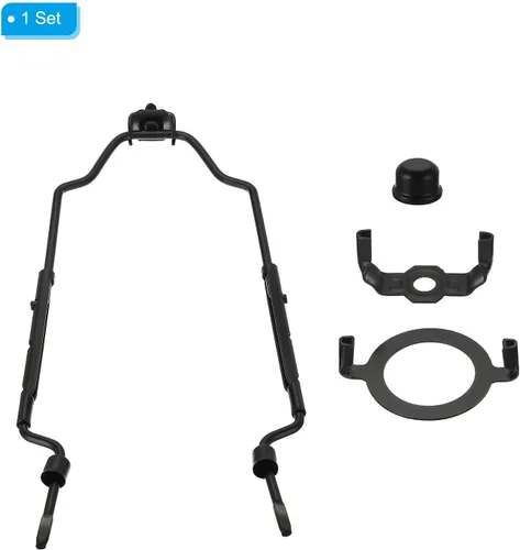 Vista 3 de PATIKIL Kit de arpa de lámpara de 8, 9, 10, 11 pulgadas con remate, soporte de pantalla ajustable con base de luz IP E26 de 3/8 para iluminación
