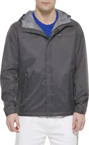 Vista 29 de Tommy Hilfiger Chaqueta impermeable con capucha, transpirable, ligera, para hombre