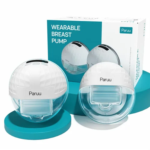 Vista 12 de Paruu P10 Válvulas de pico de pato y diafragma de silicona, piezas originales del extractor de leche P10, accesorios de repuesto para extractor