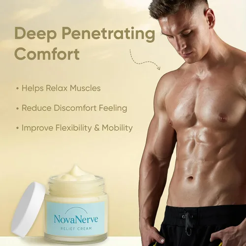 Vista 5 de Crema de alivio con magnesio, crema para neuropatía, ingredientes naturales: refrescante y calmante para pies, manos, piernas, articulaciones