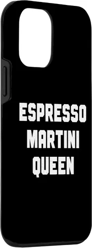Vista 3 de Funda para iPhone 12 mini Espresso Martini Queen, Espresso Martini con cita divertida
