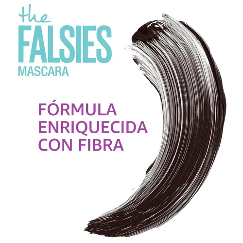 Vista 7 de Maybelline Volum' Express Falsies - Máscara de pestañas voluminizadora, lavable, color negro más negro, 1 unidad