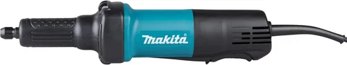 Vista 2 de Makita GD0600 1/4" interruptor de paleta amoladora, con interruptor de CA/CC, azul