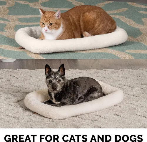 Vista 13 de Furhaven Cama para Perros para Perros Medianos/Pequeños y Gatos de Interior, 100% Lavable, Dimensionada para Adaptarse a Jaulas - Almohadilla