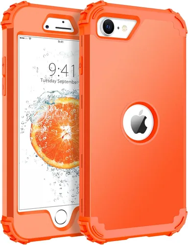 Vista 10 de BENTOBEN Funda para iPhone SE 2022 y iPhone SE 2020, resistente 3 en 1, cuerpo completo, resistente, a prueba de golpes, híbrida de policarbonato