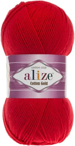 Vista 3 de 55% algodón 45% acrílico Alize Cotton Gold Yarn 1 madeja/bola 3.53 oz 360 yardas (1-crema)