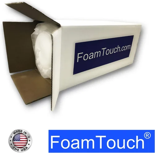Vista 6 de Cojín de espuma de tapicería Foamtouch fabricado en EE. UU., Blanco