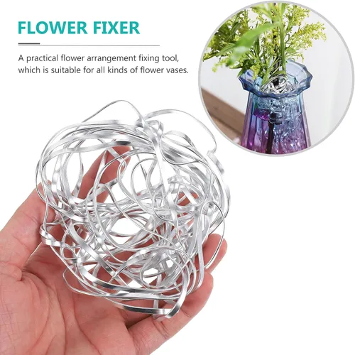 Vista 3 de VILLCASE Rejillas de flores, rejilla fija para arreglos florales de bricolaje, decoración de flores de lugar, base de plantas de flores