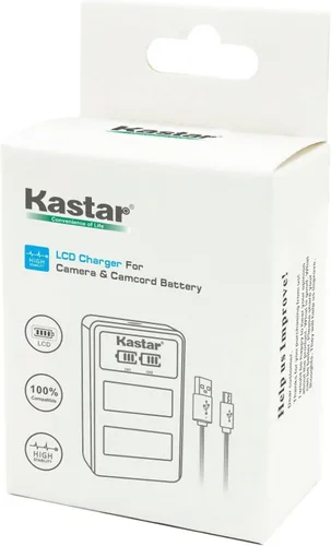Vista 4 de Kastar Cargador de batería USB LP-E6 LED2 compatible con batería Blackmagic BMPCC 4K BMPCC4K, diseño Blackmagic Pocket Cinema Camera 4K, diseño