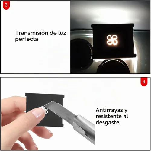 Vista 5 de Jaronx compatible con botones de velocidad del ventilador Mercedes Benz