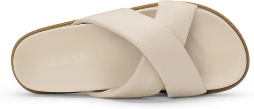 Vista 4 de DREAM PAIRS Sandalias planas y cómodas para mujer con punta abierta