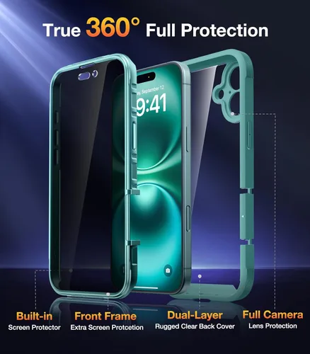 Vista 9 de DIACLARA - Funda transparente compatible con iPhone XR 6.1 pulgadas 2018