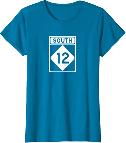 Vista 100 de Highway 12 South NC Outer Banks North Carolina Hwy - Camiseta, Negro, S