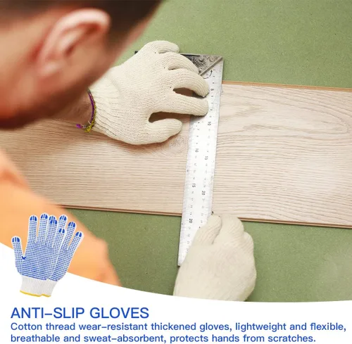 Vista 7 de Guantes antimordeduras para animales pequeños, azul, unisex, 13cm/5in