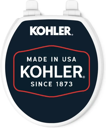 Vista 12 de KOHLER Stonewood Quiet-Close, Asiento de inodoro redondo de cierre suave, madera duradera, fácil instalación, ajuste universal, elementos esenciales