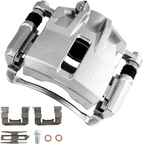 Vista 71 de cciyu 18B4918A Pinza de freno delantera derecha con soporte para Cadillac, para Chevy, para GMC