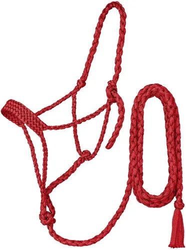 Vista 5 de Tough 1 Mule Tape Halter con plomo de 10 pies