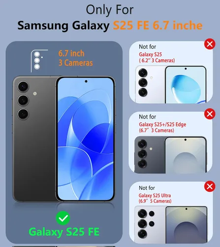 Vista 744 de FNTCASE Funda para iPhone 17 Pro: Fundas delgadas translúcidas de color azul claro compatibles con MagSafe, protección completa de la cámara