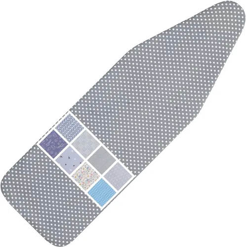 Vista 10 de Funda para tabla de planchar y almohadilla de tamaño estándar 15 x 54, 3 pares de correas de cierre de , bordes elásticos, 2 capas para tabla