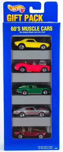 Vista 2 de Hot Wheels Paquete de regalo de los 60's muscle cars