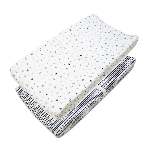 Vista 8 de American Baby Company - Sábana bajera de algodón 100% natural para colchón de cuna o cambiador