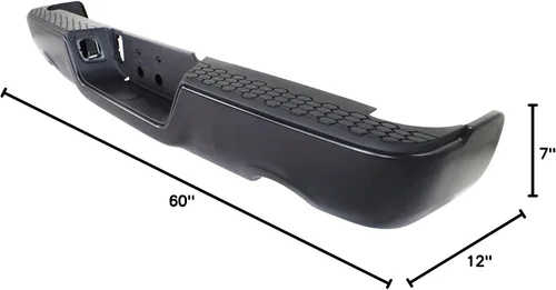 Vista 8 de Acero imprimado, conjunto de parachoques trasero para Dodge RAM 1500 Pickup 09-18 2009-2018, CH1103123