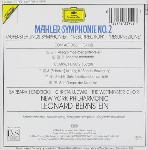 Vista 2 de Mahler: Symphony No. 2