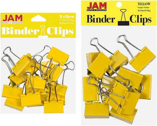 Vista 34 de Broches aprietapapeles JAM Paper®, Blanco
