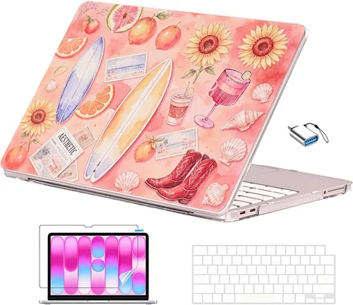 Vista 19 de EooCoo Funda para MacBook Neo de 13 pulgadas 2026, 100% color coincidente Blush brillante