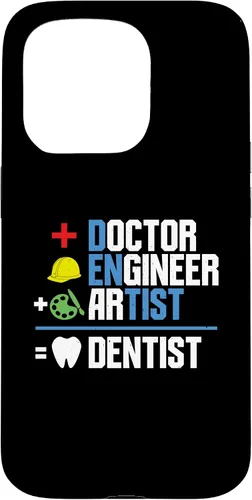 Vista 14 de iPhone 16 Doctor Engineer Artist Dentist Dentistry Dental Assistant Case
