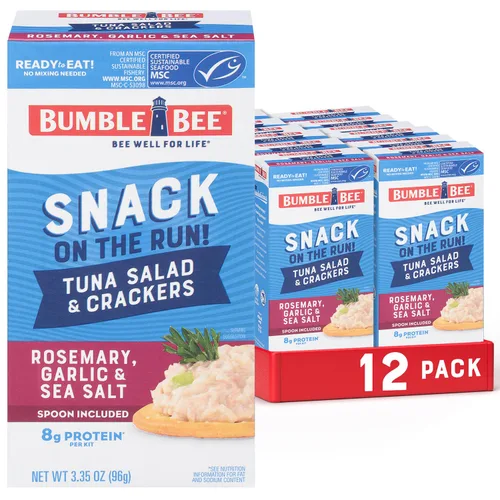 Vista 14 de Ensalada de atún Bumble Bee con galletas saladas - Sin grasa - 3.5 oz (Paquete de 3)