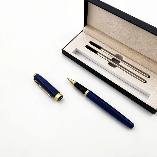 Vista 4 de NP Acoud - Bolígrafo de metal para oficina, bolígrafo de regalo de negocios con 2 recambios, caja de regalo de alta gama, bolígrafo de negocios