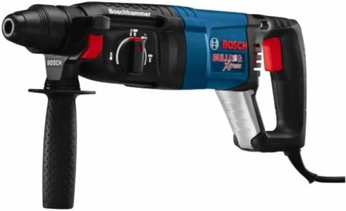 Vista 2 de Rotomartillo Bosch Bulldog Xtreme de 1 pulgada SDS-Plus, con mango en D (certificado de reacondicionamiento) (11255VSR-RT)