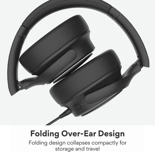 Vista 7 de MEE audio Halo Over-Ear - Auriculares USB-C con micrófono y ambiente LED Negro