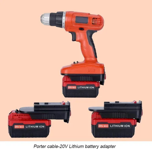 Vista 3 de TOPINCN Adaptador de batería 18V NiCad y NiMh Herramientas de Batería, Compatible con Batería de Litio de 20V, Plug and Play