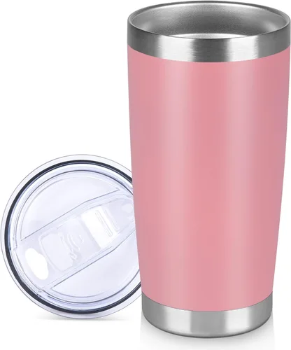 Vista 15 de Vaso Térmico de 20 oz de Acero Inoxidable Vasos Térmicos a Granel con Tapa Aislamiento de Doble Pared Tazas de Café Térmicas para Bebidas Calientes