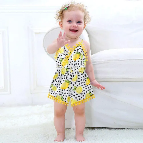 Vista 23 de UNICOMIDEA 6M-3T Traje sin espalda para bebé niña traje mameluco con diadema