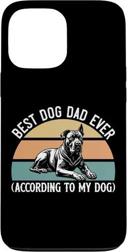 Vista 24 de Cane Corso Mastiff, Best Dog Dad Ever According to My Dog Case for iPhone 17