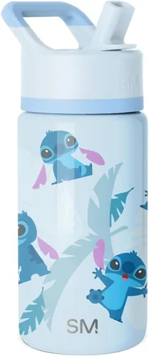 Vista 103 de Simple Modern DC Comics Batman - Botella de agua para niños con tapa con pajilla, vaso aislado de acero inoxidable de 14 onzas para niños, vaso a