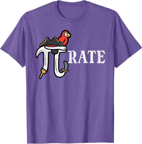 Vista 52 de Pirate Pi Funny Math Pie Halloween Disfraz Maestro Hombres Mujeres Camiseta Asphalt Grey