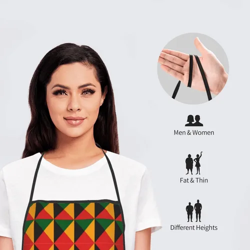 Vista 7 de I Am Black History Mes Delantal Ajustable Adulto Chef Cocina Babero Para Cocinar Hornear