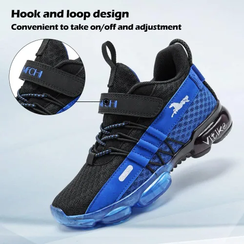 Vista 4 de VITUOFLY Boys Sneakers Kids Running Shoes Girls Mesh Fitness Shoe Indoor Training Sneaker Lightweight Outdoor Sports Athletic Tennis Shoes for