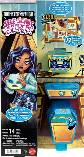 Vista 6 de Monster High Muñeca Cleo De Nile Secrets Self-Scare Secrets