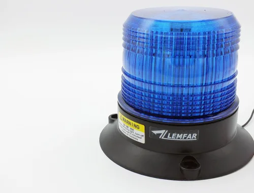Vista 3 de Luces estroboscópicas de emergencia automotriz para vehículos Luz de advertencia de emergencia LED Flash luz de baliza (azul)