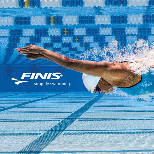 Vista 9 de FINIS Manta Swim Training Paddles - Diseño sin tirantes para técnica de accidente cerebrovascular - Paletas de mano flotantes - Construye fuerza