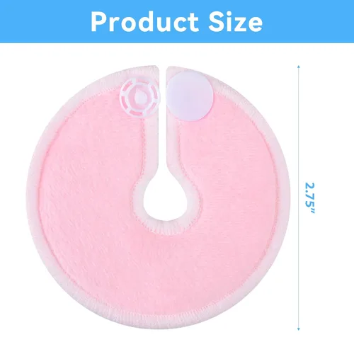 Vista 2 de Paquete de 36 tapas de botón para tubo G, suministros de tubo de alimentación, accesorios de tubo G, almohadillas de enfermería reutilizables